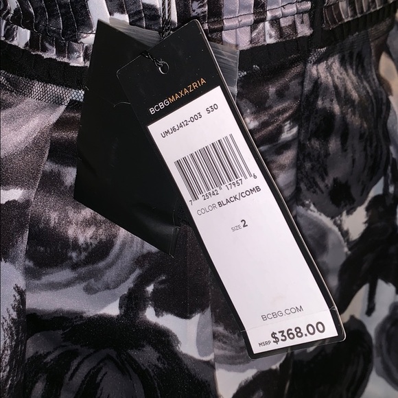 BCBGMAXAZRIA Black and White Dress - Picture 4 of 4